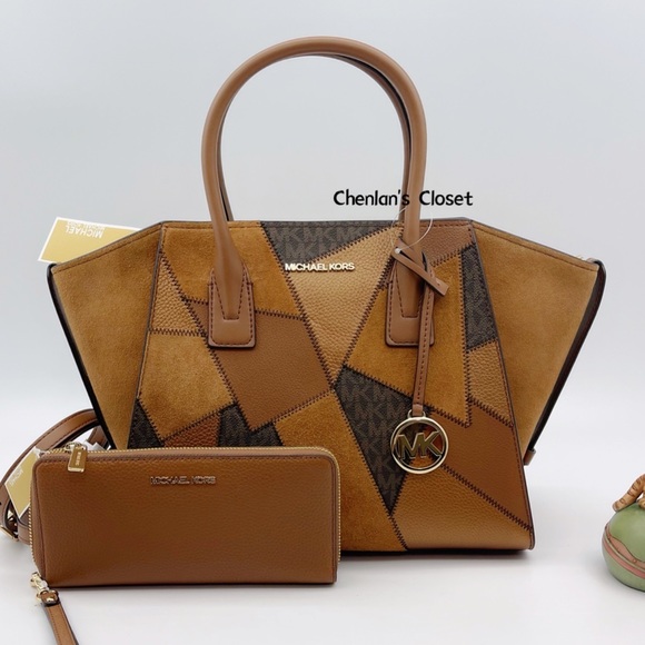 Michael Kors Handbags - 💝NeW! Michael Kors Avril Large Satchel Set